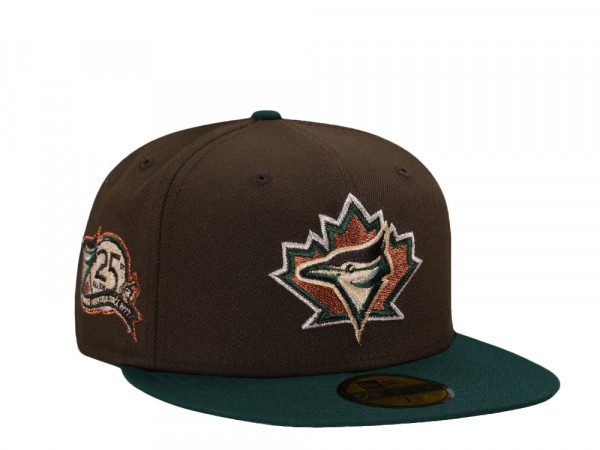New Era Toronto Blue Jays 25th Anniversary Forest Two Tone Edition 59Fifty Fitted Cap