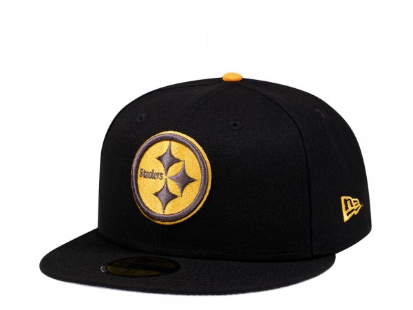 New Era Pittsburgh Steelers Black and Yellow Edition 59Fifty Fitted Cap