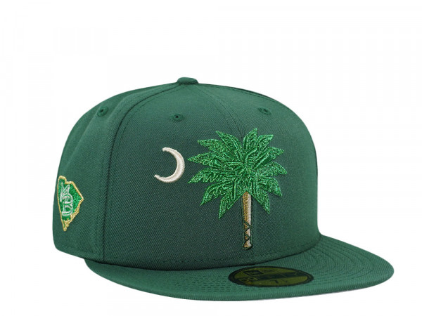 New Era Myrtle Beach Metallic Green Edition 59Fifty Fitted Cap