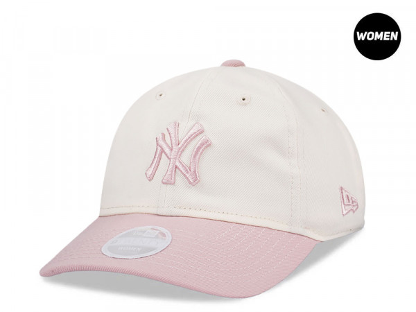 New Era New York Yankees Chrome Pink Rouge Womens 9Twenty Strapback Cap