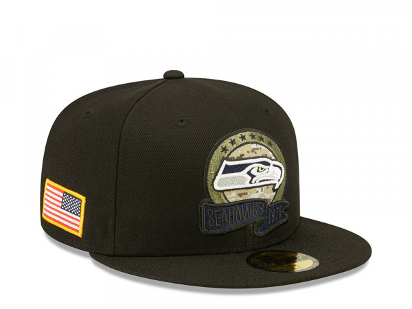 New Era Seattle Seahawks Salute to Service 2022 Fitted 59Fifty Cap