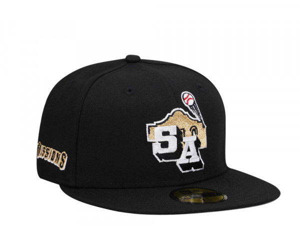 New Era San Antonio Missions Classic Black Edition 59Fifty Fitted Cap