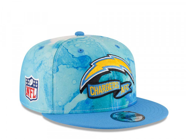 New Era Los Angeles Chargers Ink NFL Sideline 2022 9Fifty Snapback Cap