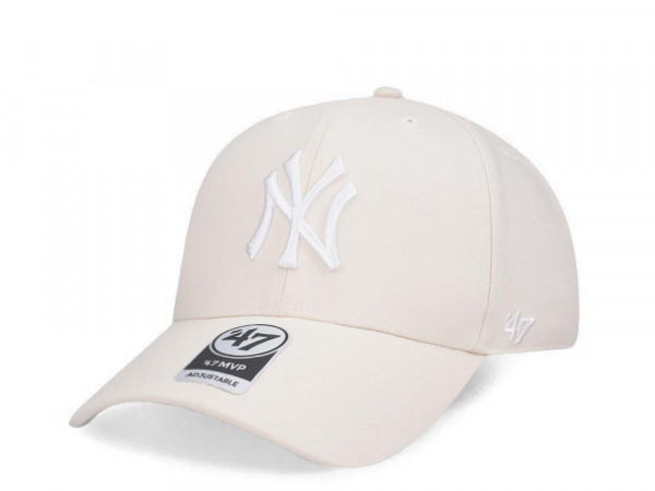 47Brand New York Yankees Natural MVP Snapback Cap