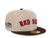 New Era Boston Red Sox World Series 2004 Fall Cord Khaki 59Fifty Fitted Cap