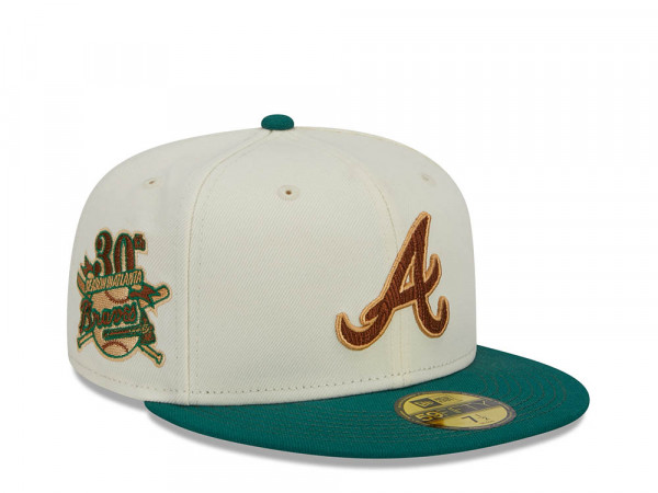 New Era Atlanta Braves 30th Anniversary Stone Two Tone Edition 59Fifty Fitted Cap