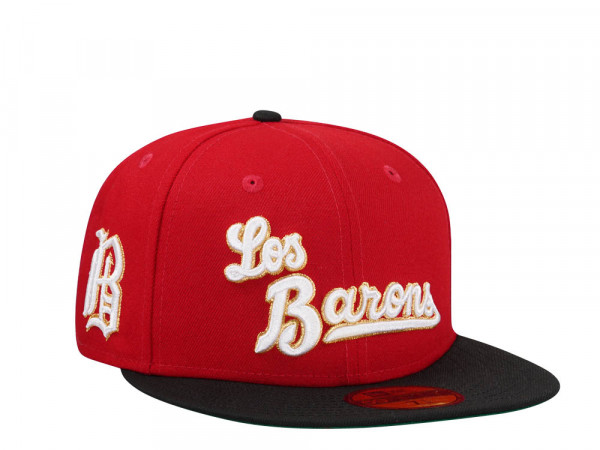 New Era Birmingham Barons Scarlett Two Tone Edition 59Fifty Fitted Cap