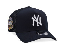 New Era New York Yankees 100th Anniversary Gold Edition A Frame Trucker Snapback Cap