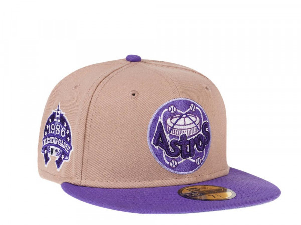 New Era Houston Astros All Star Game 1986 Fresh Purple Two Tone Prime Edition 59Fifty Fitted Cap