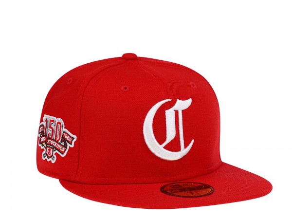 New Era Cincinnati Reds 150th Anniversary Throwback Prime Edition 59Fifty Fitted Cap