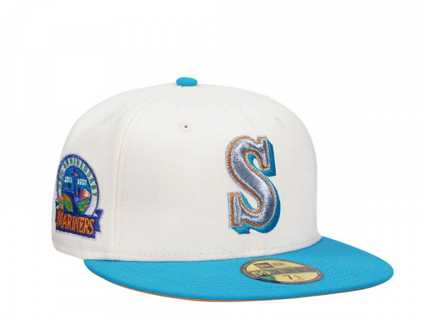 New Era Seattle Mariners 30th Anniversary Iced Chrome Two Tone Edition 59Fifty Fitted Cap
