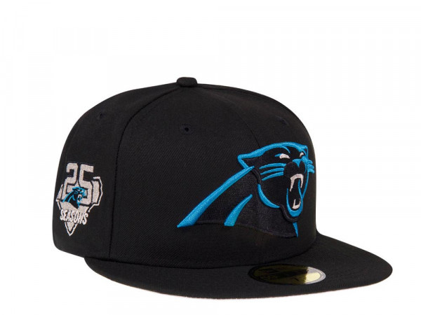 New Era Carolina Panthers 25 Seasons Black Classic Prime Edition 59Fifty Fitted Cap