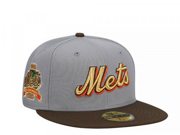 New Era New York Mets 40th Anniversary Prime Gold Two Tone Edition 59Fifty Fitted Cap