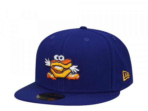New Era Montgomery Biscuits Blue Orange Edition 59Fifty Fitted Cap