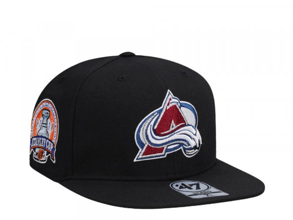 47Brand Colorado Avalanche Stanley Cup 2001 Vintage Black 47Pro Fitted Cap