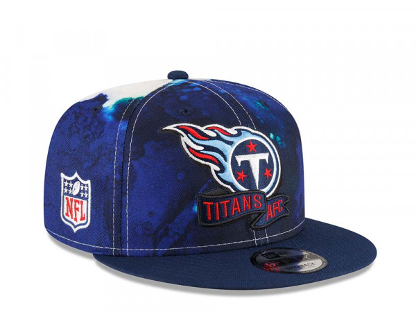 New Era Tennesee Titans Ink NFL Sideline 2022 9Fifty Snapback Cap