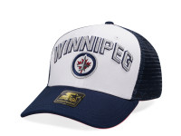 Starter Winnipeg Jets Penalty Curved Trucker Snapback Cap