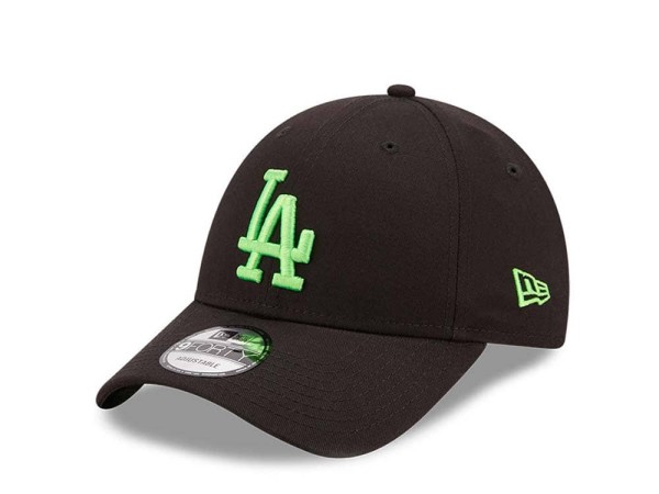 New Era Los Angeles Dodgers Neon Pack Black 9Forty Strapback Cap
