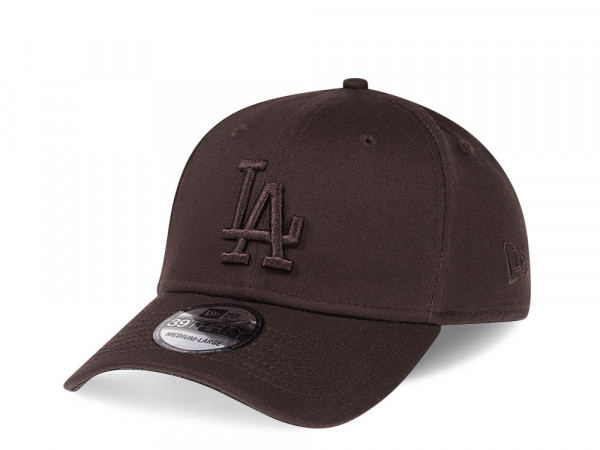New Era Los Angeles Dodgers League Essential Brown 39Thirty Stretch Cap