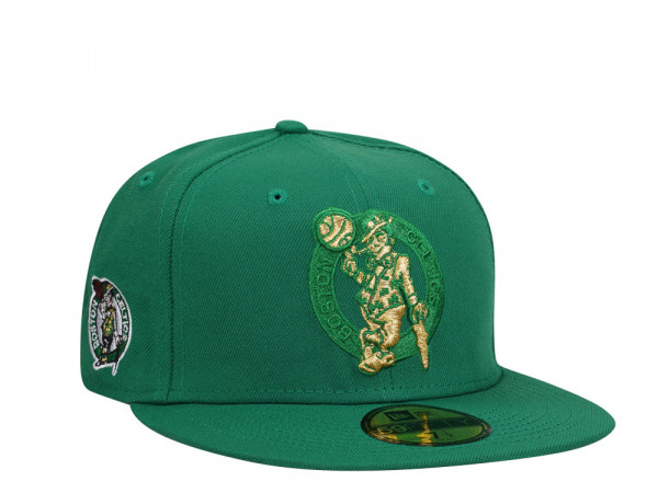 New Era Boston Celtics Green Gold Details Edition 59Fifty Fitted Cap