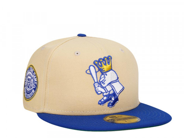 New Era Kansas City Royals All Star Game 1973 Vegas Gold Throwback Two Tone Edition 59Fifty Fitted Cap