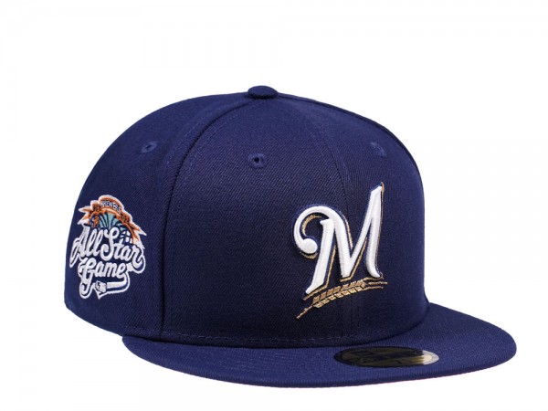 New Era Milwaukee Brewers All Star Game 2002 Pink Edition 59Fifty Fitted Cap