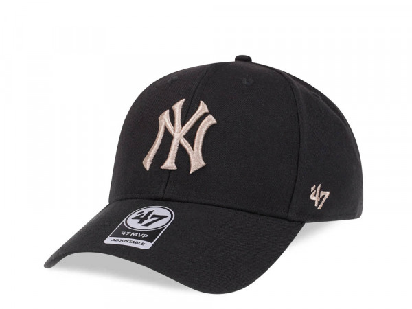 47Brand New York Yankees Ballpark Black & Gold Classic Snapback Cap