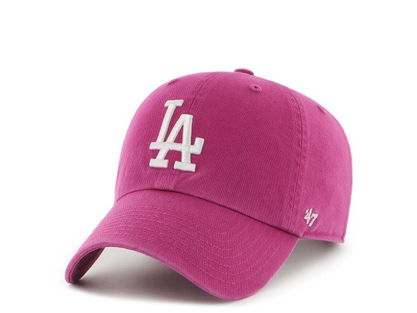 47Brand Los Angeles Dodgers Orchid Clean up Strapback Cap