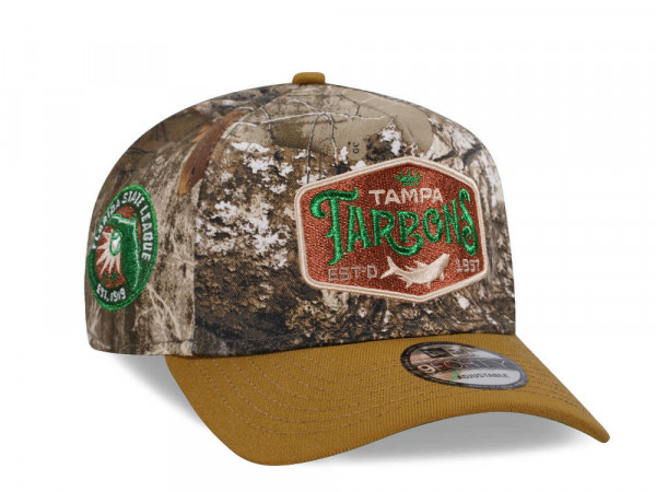 New Era Tampa Tarpons Fishing Realtree Edition 9Forty A Frame Snapback Cap