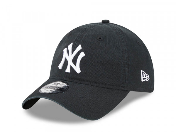 New Era New York Yankees Black 9Twenty Dadhat Strapback Cap