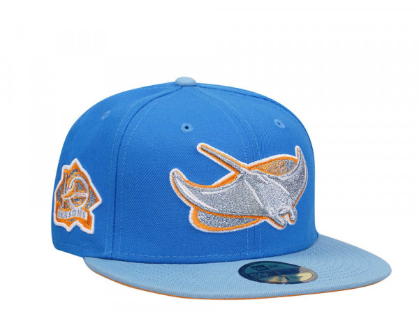 New Era Tampa Bay Rays 10 Seasons Frozen Sea Two Tone Edition 59Fifty Fitted Cap