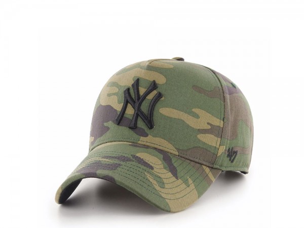 47Brand New York Yankees Camo Grove MVP DT Snapback Cap