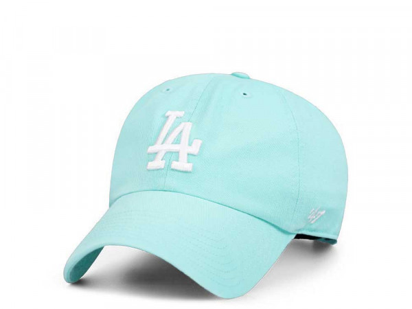 47Brand Los Angeles Dodgers Tiffany Blue Clean Up Strapback Cap