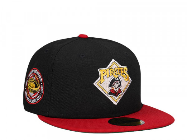 New Era Pittsburgh Pirates Three Rivers Stadium Anniversary Throwback Two Tone Edition 59Fifty Fitted Cap