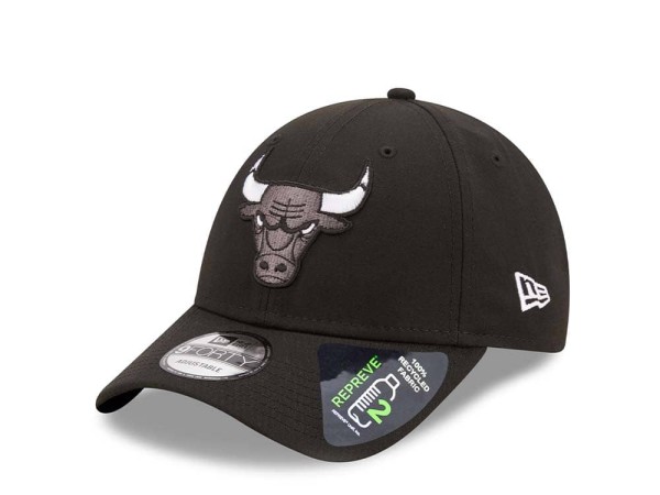 New Era Chicago Bulls Monochrome Black 9Forty Snapback Cap