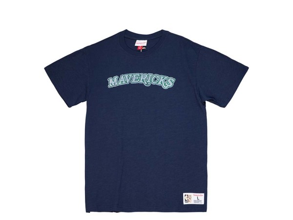 Mitchell & Ness Dallas Mavericks Legendary Navy Vintage T-Shirt