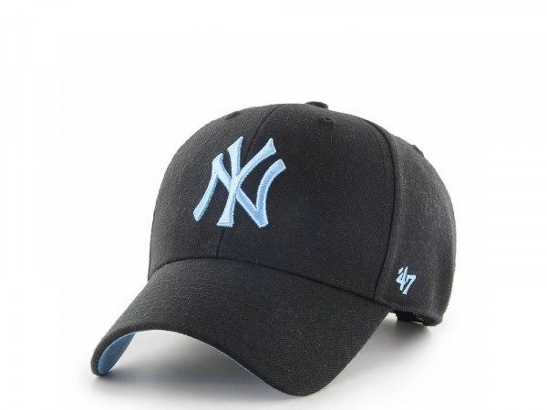 47Brand New York Yankees Black and Blue Classic Snapback Cap