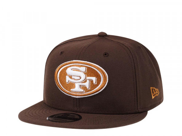 New Era San Francisco 49ers Brown Caramel Edition 9Fifty Snapback Cap