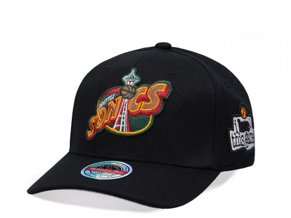 Mitchell & Ness Seattle Supersonics Love this Game Edition Hardwood Classic Red Flex Snapback Cap