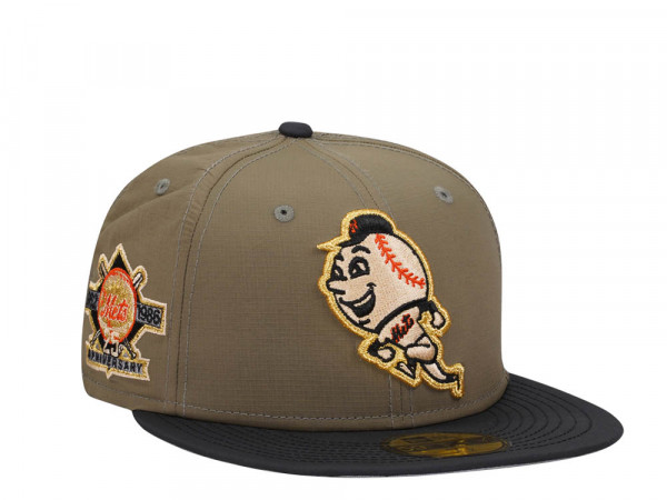 New Era New York Mets 25th Anniversary Olive Ripstop Two Tone Edition 59Fifty Fitted Cap