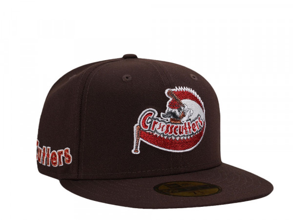 New Era Williamsport Crosscutters Burnt Wood Edition 59Fifty Fitted Cap