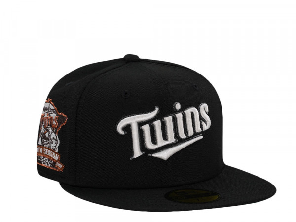 New Era Minnesota Twins 40th Anniversary Black Glow Prime Edition 59Fifty Fitted Cap