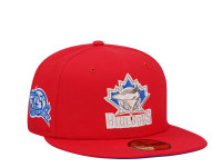 New Era Toronto Blue Jays 25th Anniversary Red Blue Edition 59Fifty Fitted Cap
