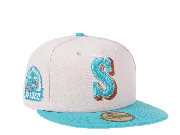 New Era Seattle Mariners 30th Anniversary Stone Prime Two Tone Edition 59Fifty Fitted Cap