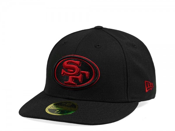 New Era San Francisco 49ers All About Black Edition Low Profile 59Fifty Fitted Cap