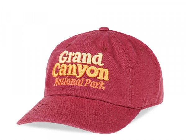 American Needle Grand Canyon National Park Red Vintage Casual Strapback Cap
