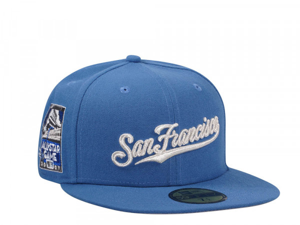 New Era San Francisco Giants All Star Game 2007 Sillver Indigo Edition 59Fifty Fitted Cap