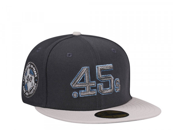 New Era Houston Colts 40th Anniversary Pewter Two Tone Prime Edition 59Fifty Fitted Cap