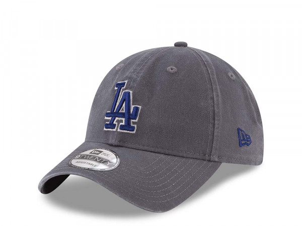 New Era Los Angeles Dodgers Gray Core Classic 9Twenty Strapback Cap