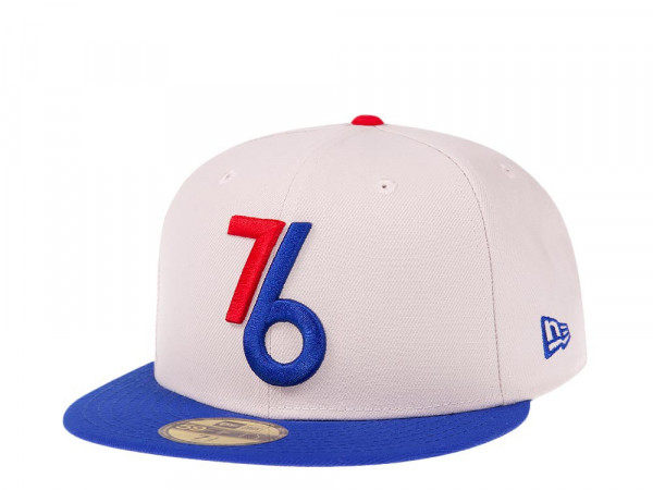 New Era Philadelphia 76ers Stone Two Tone Edition 59Fifty Fitted Cap